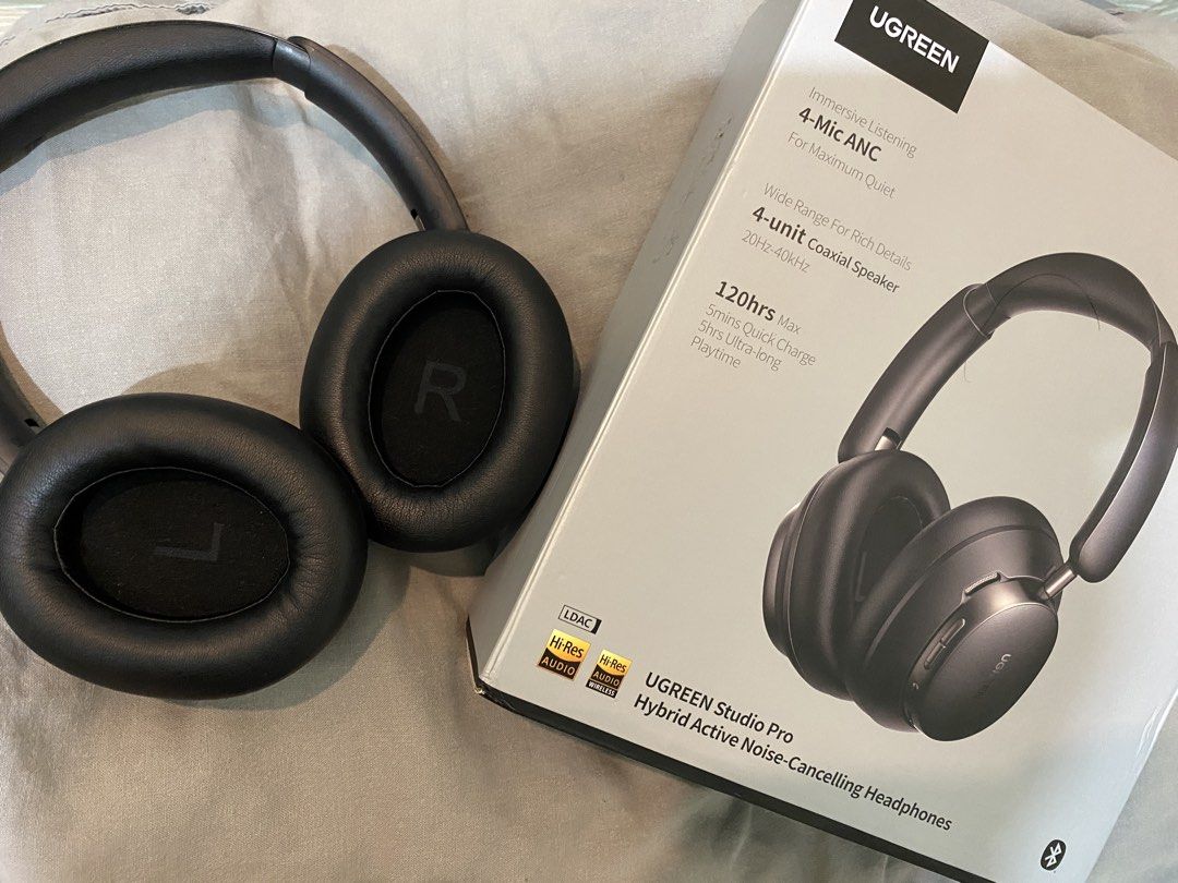 UGREEN STUDIO PRO HEADPHONE (Category: Headphones & Headsets) located in Caloocan City. Submitted by bmmm_cruz (Listing ID 1455294880, Image 1). Description: Purchased last month Without any performance flaws, only cosmetics. Sobrang ganda ng sounds.