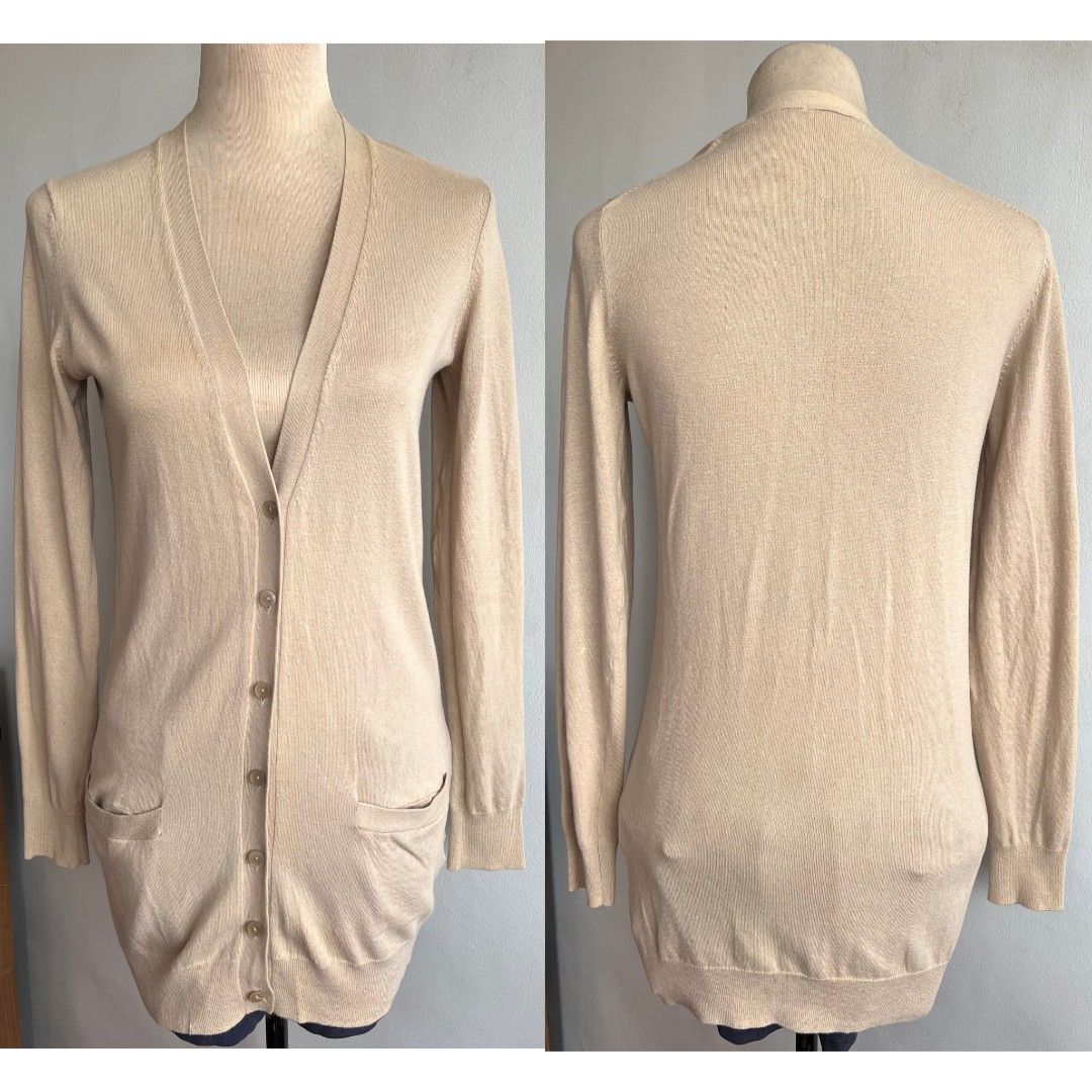 Uniqlo Cardigan Sweater (Category: Coats, Jackets and Outerwear) located in Quezon City. Submitted by all_items_50_each (Listing ID 1455171418, Image 2). Description: Uniqlo vintage Button Down Cardigan Size on tag: M *yellowish stains (due to storage) Measurements posted for reference Actual pics posted, pa browse nalang po NO WW 💲ALL ITEMS 50 💰MOP: GCASH ➕Add shipping fee ❌NO rush shipping, meet up, haggling ✔️for rush, use grab/lalamove 🚫NO