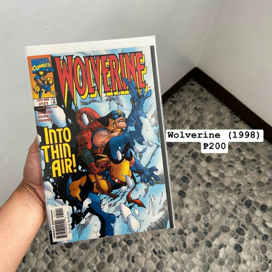 WOLVERINE & ULTIMATE WOLVERINE COMIC BOOKS COLLECTION (Category: Comics & Manga) located in Rizal. Submitted by chloeysabelperez-gonzalez (Listing ID 1455232675, Image 3). Description: Selling a collection of Wolverine and Ultimate Wolverine comic books. Includes issues from 1998, 2021, and 2026. Great additions for any Marvel fan. All comics are in protective sleeves. Prices vary per issue. Please check photos for details! 📥 Message me for more