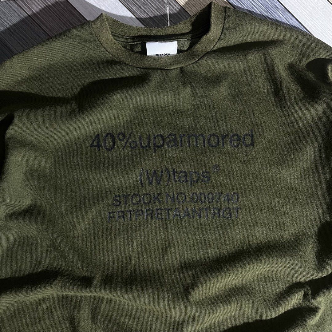 WTAPS 40PCT UPARMORED Olive Drab Green LS (Category: Coats, Jackets and Outerwear) located in Daraga. Submitted by th3cliquejunks (Listing ID 1455164845, Image 2). Description: WTAPS 40PCT UPARMORED Olive Drab Green LS Size Large Condition: 9.5/10 No major flaw Authentic Dimensions: Width: 23” Length: 28” - 1,480 Dm!.