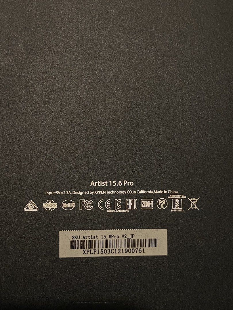 XP-PEN ARTIST 15.6 PRO V2 (Category: Monitor Screens) located in Marikina City. Submitted by jiajin_ (Listing ID 1455256556, Image 2). Description: Original Store Price: ₱15,300 NO BOX + other accessories 3 YEARS - often used before, 1 year natambak INCLUSIONS: - Display Tablet - Drawing Tablet Stand - Battery Free Stylus with case and extra nibs - Original 3-in-1 cable (with slight issues) ISSUES: - Screen protector has some scratches from usage