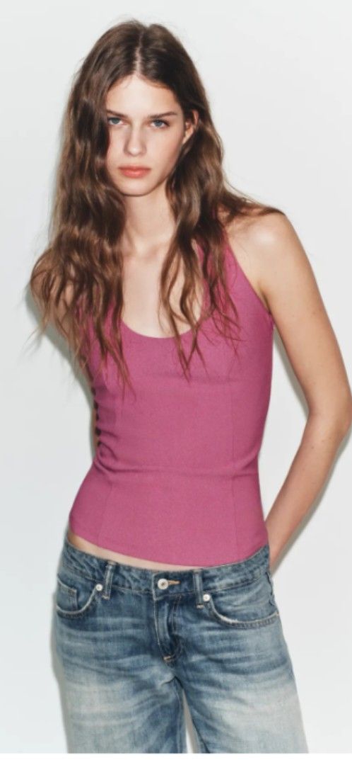 Zara Crepe Halter Top White Size M (Category: Sleeveless) located in Quezon City. Submitted by quirkfox77 (Listing ID 1455183181, Image 1). Description: - Brand: Zara - Style: White Halter Neck Top - Fit: Structured, flattering silhouette - Condition: Brand new with original tags attached - Size: Medium (M) - Versatility: Perfect for dressing up or down.