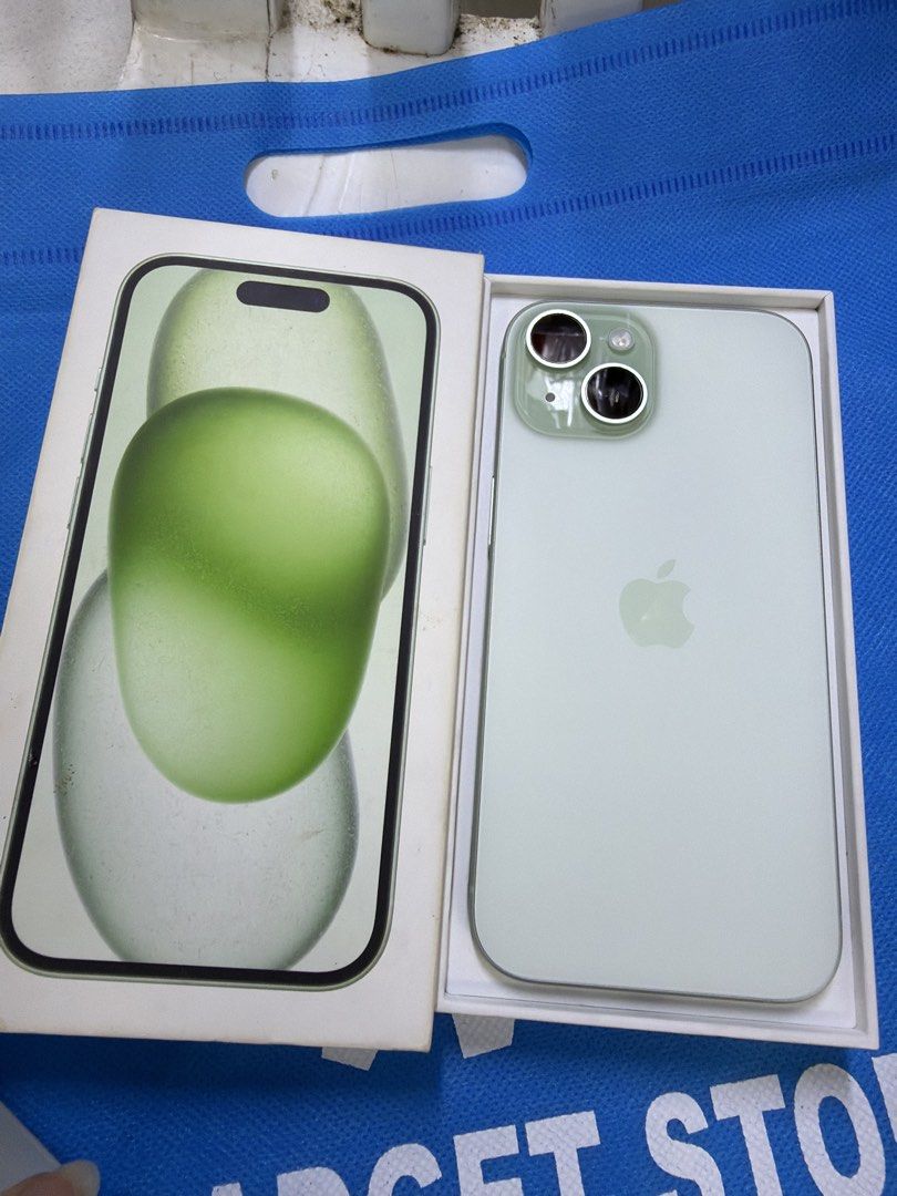 15 128GB FACTORY UNLOCKED COMPLETE WITH BOX SAME SERIAL (Category: iPhone 15 Series) located in San Juan City. Submitted by labsonline (Listing ID 1455472883, Image 2). Description: SALE SALE!! IPHONE 15 128GB FACTORY UNLOCKED NTC APPROVED 💯 ORIGINAL 💯 GOOD CONDITION COMES WITH: BOX SAME SERIAL, charger and unit itself FREEBIES: tempered glass and case.
