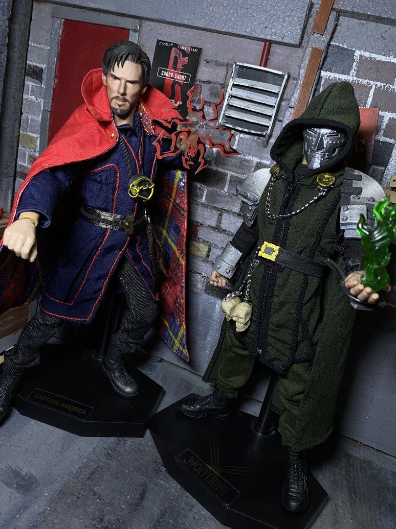1/6 scale marvel doctors (Category: Figurines & Statues) located in Quezon City. Submitted by dormammucinder (Listing ID 1455441669, Image 3). Description: NOT HOT TOYS(brand) Dr Doom custom - 2800 Dr Strange custom - 2800 mx0 bodies/foam armor Body/costume only - 2000 Thanos HT (2019) - 7500 - complete set - with box Gcash QC AREA No stand.
