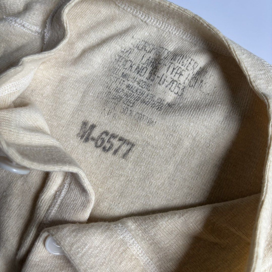 50s US Army Henley Shirt (Category: Tshirts & Polo Shirts ) located in Manaoag. Submitted by mayonaise.store (Listing ID 1450961021, Image 3). Description: Pit 22 Length 26.5.