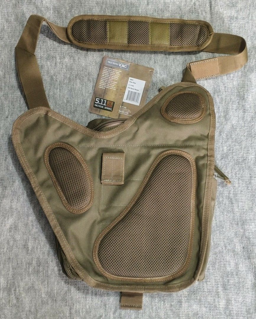 5.11 Tactical Push Pack Shoulder Bag Coyote (Category: Backpacks) located in Quezon City. Submitted by thirdeedimesiv (Listing ID 1455390782, Image 2). Description: - EDC EveryDay Carry BAG - Concealed Carry Weapon CCW ready - Durable 1000D nylon construction - Multiple specialized pockets: utility, top, BBS, knife, internal organizer - Zippered holster pocket - Flag and nametape holder - Web platform for attachments - Bottom lash points - Adjust