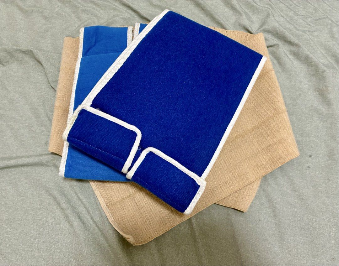 Abdominal Binder Postpartum Belly Band Wrap (High Quality) (Category: Maternity Care) located in Manila. Submitted by brightforest-2025 (Listing ID 1455363408, Image 2). Description: - Beige abdominal binder - Wrap-around style for easy wear - Adjustable compression for customized support - free 2 detachable blue binders for substitute - Ideal for postpartum recovery and general abdominal support.