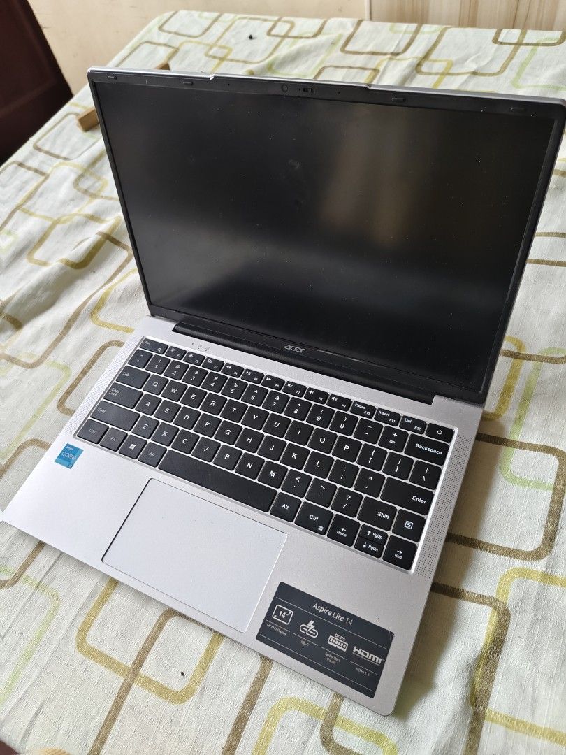 Acer Aspire Lite 14" Laptop (Category: Laptops & Notebooks) located in San Pedro. Submitted by byeonhazel (Listing ID 1455469732, Image 3). Description: - Acer Aspire Lite 14 Laptop - Color: Silver - Processor: Intel Core i3 - Display: 14-inch - Ideal for everyday tasks and browsing - Comes with charger and laptop waterproof sleeve -2 months used -NO HIDDEN ISSUES -Lady owned -no scratches (alagang-alaga) - Slightly negotiable -More detailed spec