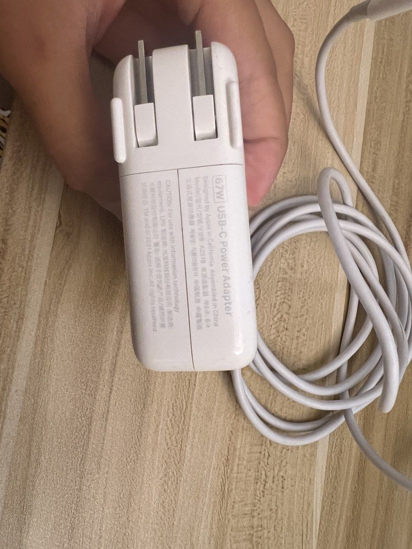 Apple USB-C Cable Charger (2m) (Category: Chargers & Cables) located in Paranaque City. Submitted by closetcoreen (Listing ID 1455418921, Image 3). Description: Extra cable! Original from laptop. Original price 1800.