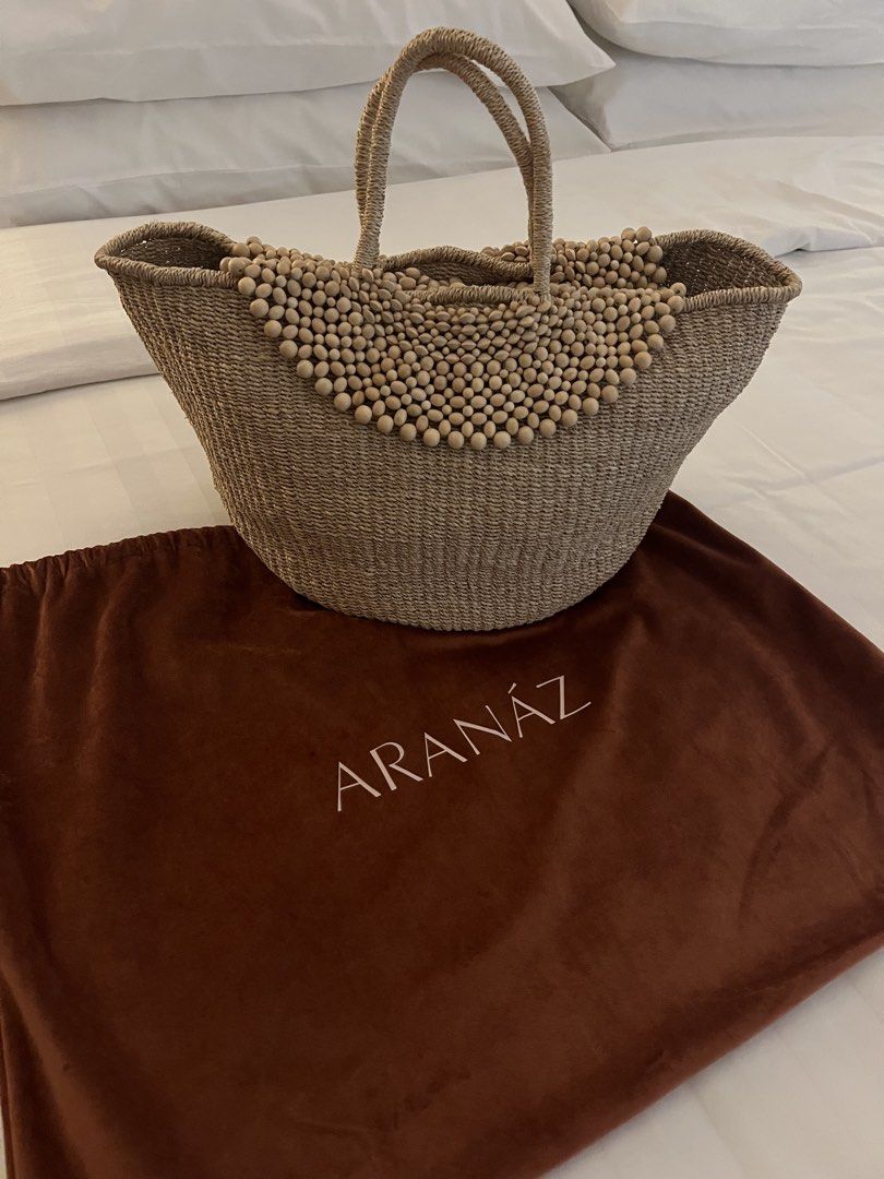 Aranaz Bag (Category: Luxury Bags & Wallets) located in Quezon City. Submitted by inthefrow (Listing ID 1455409692, Image 1). Description: - Brand new with sticker on inside aranaz logo. (See 2nd picture) - No shopping bag or other tags attached - With pretty beads for closure - Purchased but never got a chance to use it. • Best price already! .