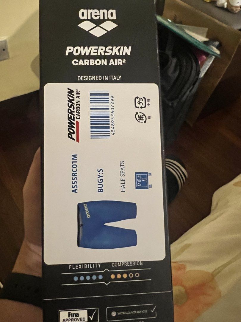 Arena Carbon Air Powerskin (Category: Swim Trunks & Board Shorts) located in Quezon City. Submitted by docbogs0833 (Listing ID 1455436785, Image 2). Description: Bought in Japan but never got to use it - Brand: Arena - Model: Powerskin Carbon Air² - Size: S (EU 40 / UK 30 / US 30) - Color: Blue (as pictured) - Origin: Purchased in Japan - Technology: Engineered with Carbon Fiber for enhanced flexibility and compression - Features: Designed for co