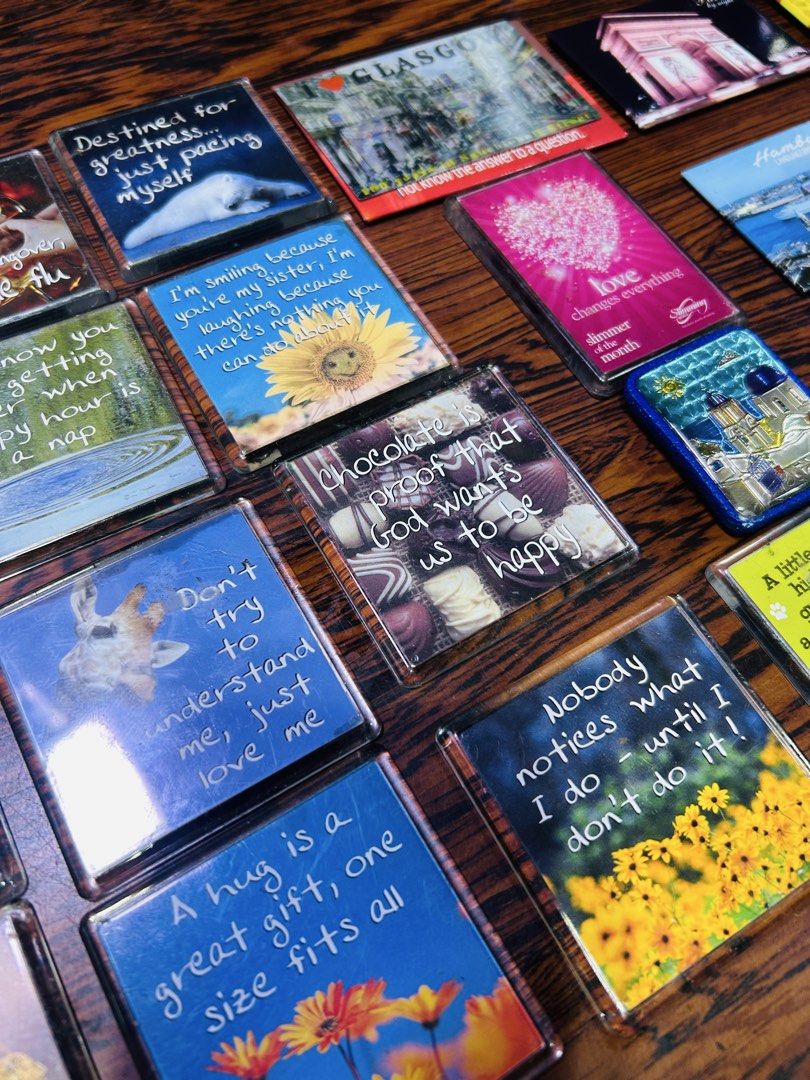 Assorted Fridge Magnets - Travel, Quotes, Cute Animals (Category: Character Goods) located in Manila. Submitted by starbalesukandjapansurplus (Listing ID 1455359242, Image 3). Description: .