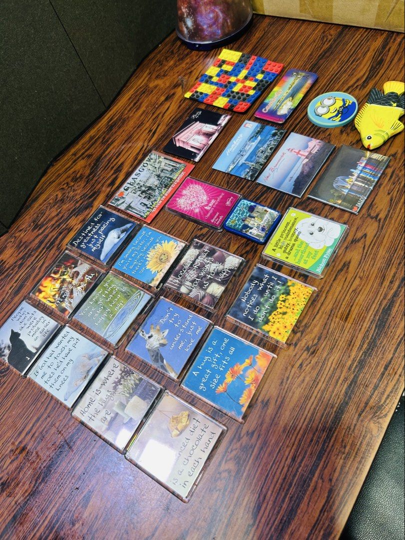 Assorted Fridge Magnets - Travel, Quotes, Cute Animals (Category: Character Goods) located in Manila. Submitted by starbalesukandjapansurplus (Listing ID 1455359242, Image 1). Description: .