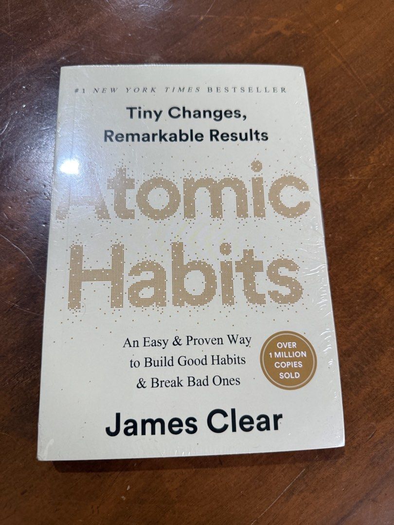 Atomic Habits by James Clear (reprint) (Category: Storybooks) located in Manila. Submitted by ninisegisss (Listing ID 1455403547, Image 1). Description: - New York Times Bestseller: Atomic Habits by James Clear. - Learn an easy and proven way to build good habits and break bad ones. - Discover how tiny changes lead to remarkable results. - Over 1 million copies sold worldwide. REPRINT ONLY.