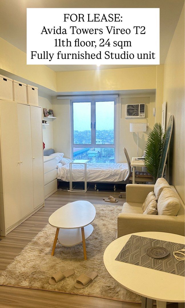 AVIDA TOWERS VIREO ARCA SOUTH STUDIO UNIT (Category: Apartments & Condos) located in Taguig. Submitted by luxuryfindsforless (Listing ID 1455406799, Image 1). Description: For sale STUDIO UNIT 23.4sqm Fully furnished Cash buyers only Owner here.