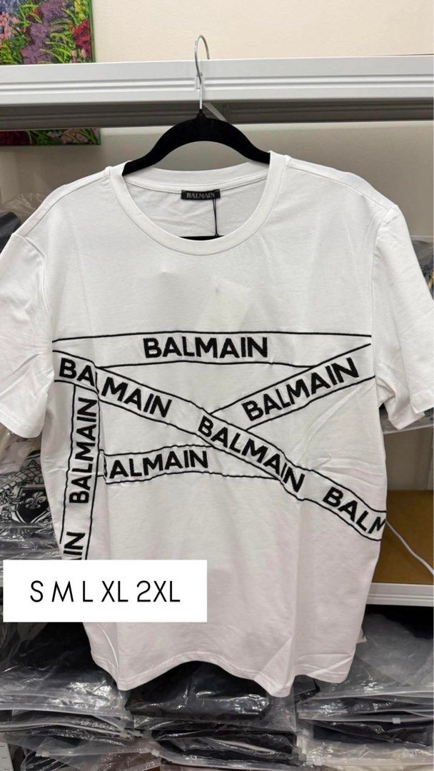 Balmain Shirts (Category: Luxury Apparel) located in Santa Rosa. Submitted by miqboutique (Listing ID 1455339388, Image 3). Description: Balmain Shirts ₱3,599 + SF • Ready to ship • Guaranteed Original Fb page: Miq's Boutique.