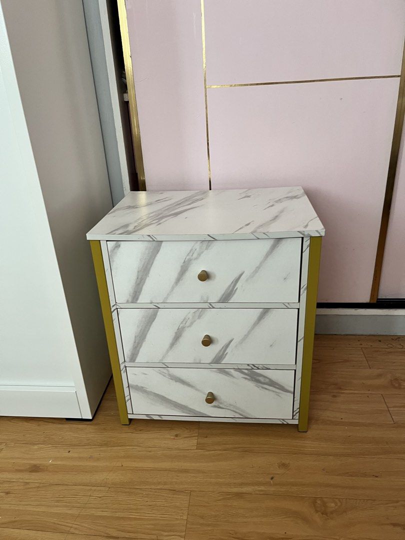 Bedside table with drawer (Category: Other Home Furniture) located in Muntinlupa City. Submitted by louise2718 (Listing ID 1455379371, Image 1). Description: Free lalamove within paranaque and muntinlupa.