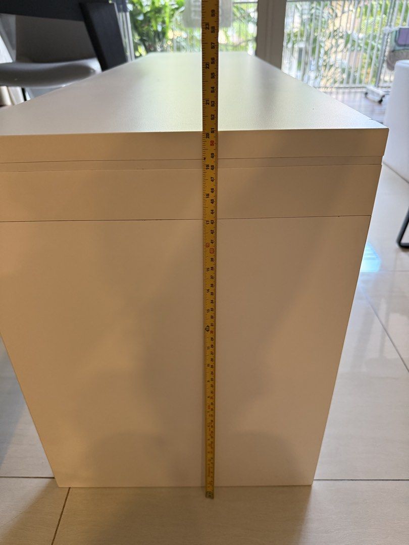 Bench (Category: Other Home Furniture) located in Singapore. Submitted by cookietan88 (Listing ID 1455334282, Image 3). Description: White customized dining bench. Length 150cm x Height 51cm x Width 38cm. In good condition. Not the flimsy IKEA type. This bench is solid and heavy. .