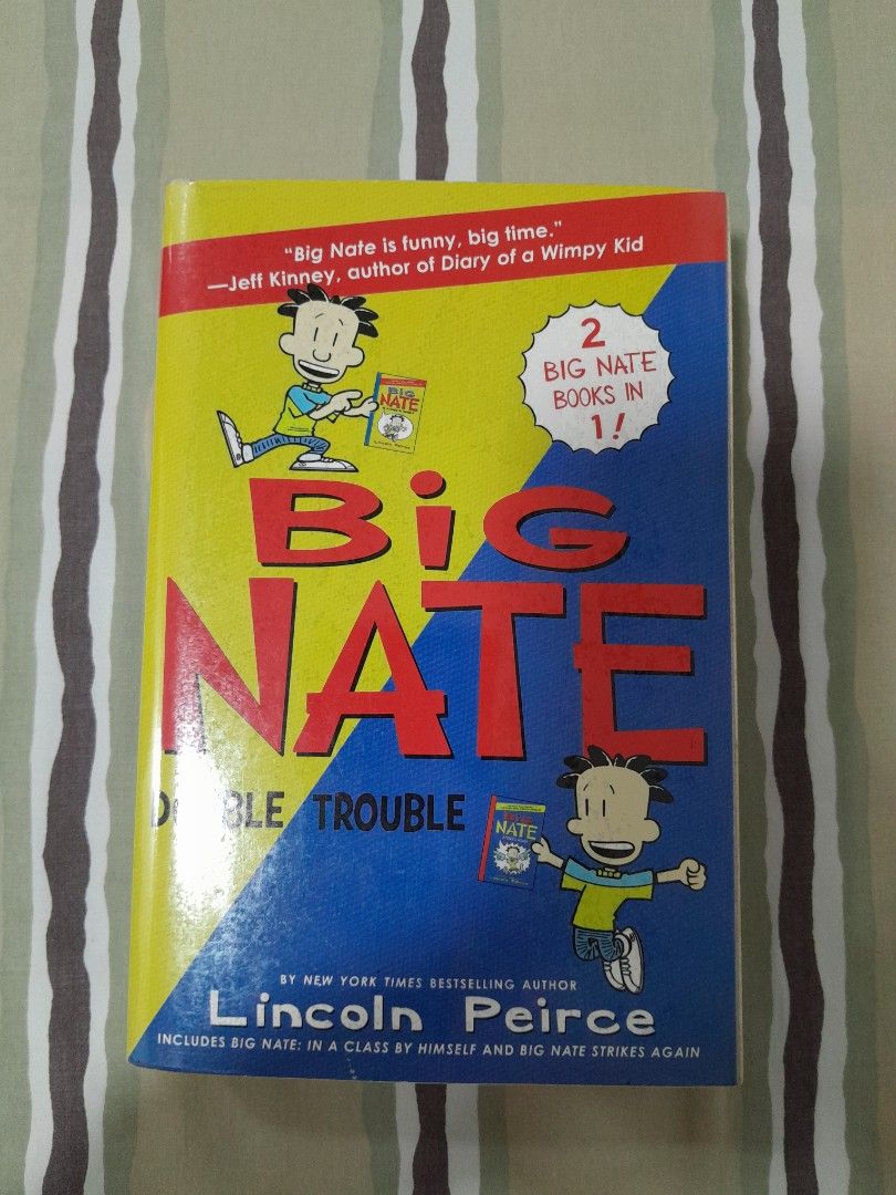 Big Nate Double Trouble Children's Book (Category: Children's Books) located in Antipolo. Submitted by benchumz (Listing ID 1455397100, Image 1). Description: ⭐️ Pre-loved, foxing copy ⭐️ Very thick book 😁 ⭐️ 2 stories in 1 book ⭐️ Please message me for more inquiries!.