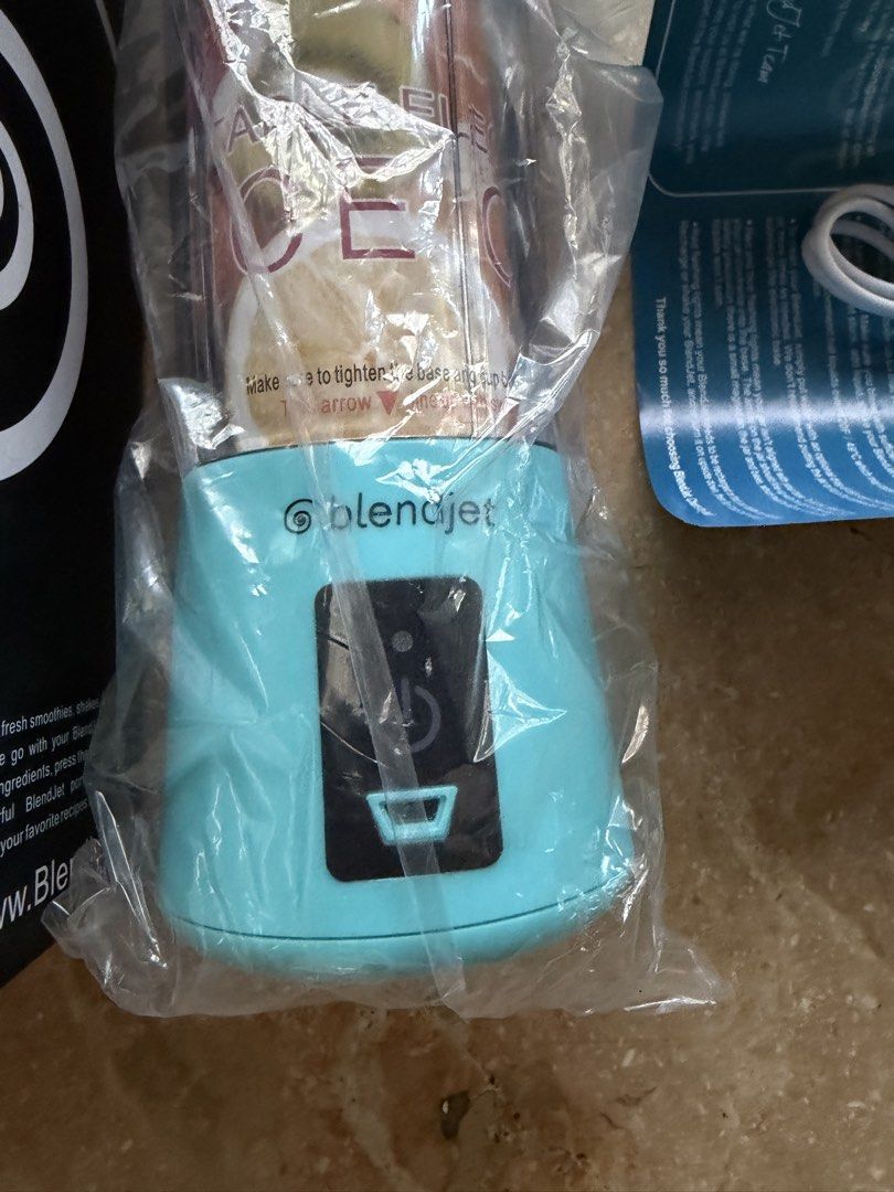 Blendjet Portable Blender Blue (Category: Juicers, Blenders & Grinders) located in Quezon City. Submitted by tidyup.lara (Listing ID 1455353702, Image 2). Description: New in box Sold as is Condition 9/10: good as new, just stored.
