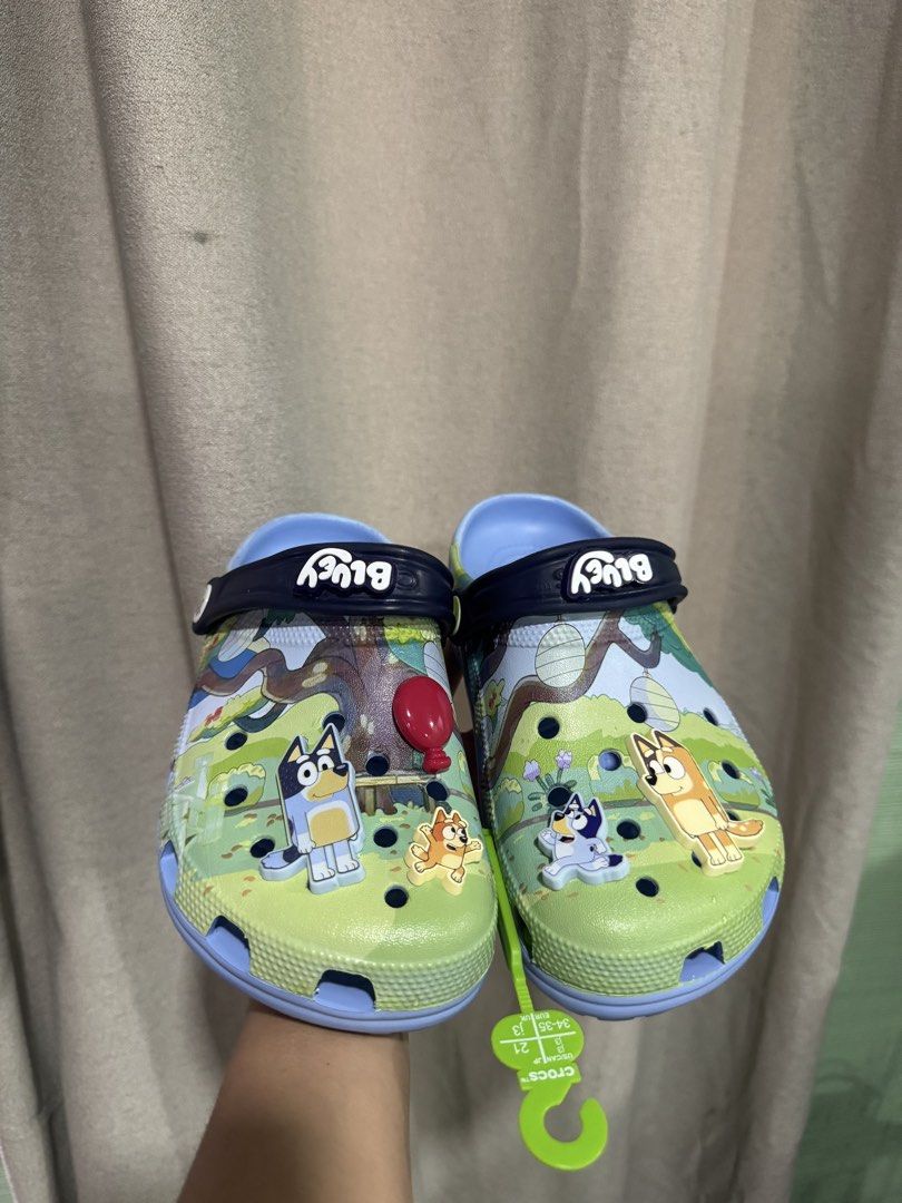 Bluey Crocs (Category: Babies & Kids Fashion) located in Baguio. Submitted by loveangeline.29 (Listing ID 1455394368, Image 2). Description: Bluey Crocs From Vietnam C7 to C13 J1 to J3 M4 to M7 W6 to W9.