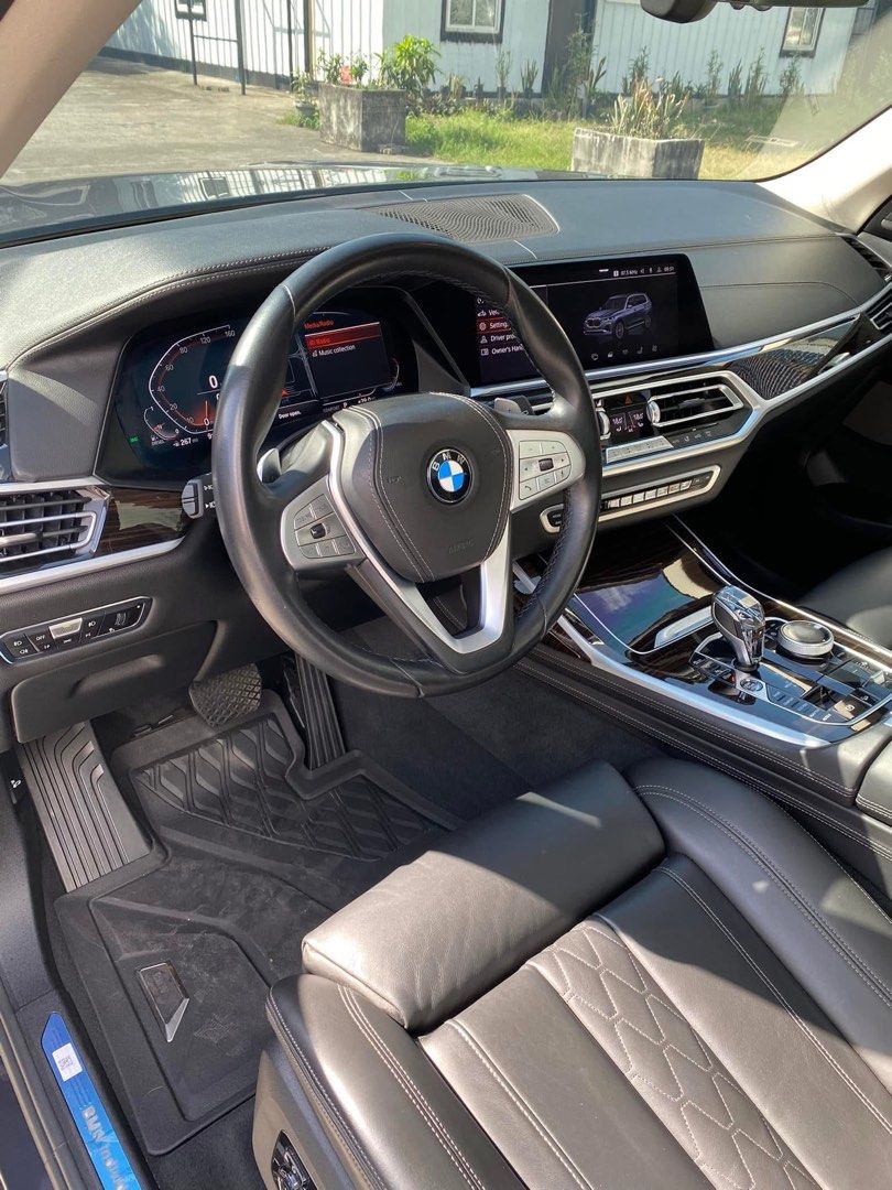 BMW X7 2021 jackani Auto (Category: Used Cars) located in Pasig City. Submitted by jackani (Listing ID 1455366181, Image 3). Description: 2021 Bmw X7 local unit Pure Excellence 8-Speed AWD 3.0L Diesel Engine, In-line 6 Cylinder 24 Valve DOHC Full Options 1st Owned Low Mileage Casa Maintained Factory Leather Seats Sunroof Original Paint Good As New U can call 09173295586.