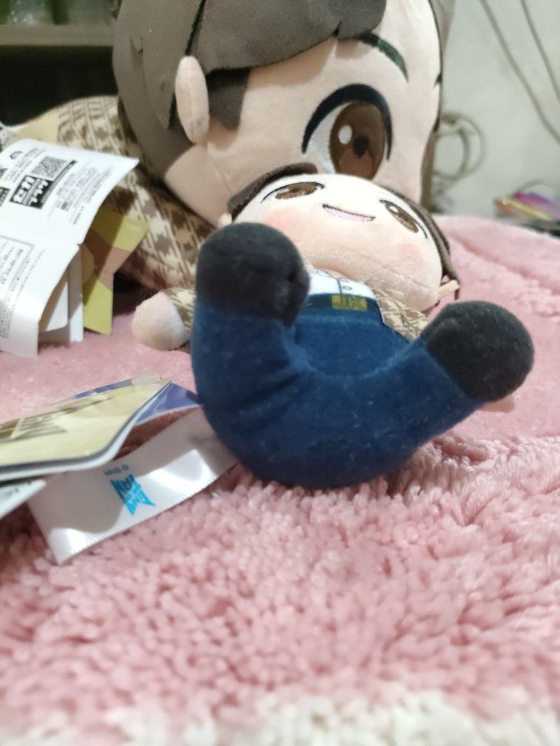 BTS JUNGKOOK Plush Toy with Tags (Category: Plushies & Soft Toys) located in Bulacan. Submitted by hunterherojapanjdm (Listing ID 1455400536, Image 3). Description: - Authentic BTS Jungkook plush toy - Original tags attached - Adorable brown and blue outfit - Comes with a keychain attachment - Must-have for any BTS fan (ARMY) -15cm Borahae! 💜.