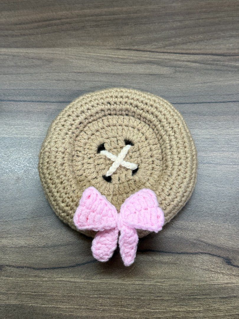 Button coaster (Category: Handmade Craft) located in Singapore. Submitted by wysbizz (Listing ID 1455384545, Image 1). Description: Button coaster Selling Price: $8 Info: ❀ bow detail ❀ can double as a trinket tray ❀ adds whimsicality 🫧🍀✨ ❀ Measurements: 7cm diameter Payment methods: paynow/ cash Meet up: woodlands/ Sembawang/canberra mrt / downtown mrt line ( +$1 if late for more than 15mins) Registered mailing: +$3 Ctb if interested! Check ou