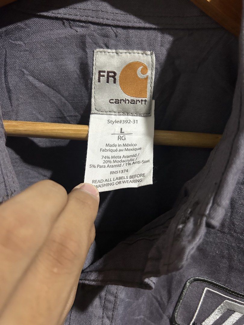 Carhartt Flame Resistant Polo Longsleeves 23x30 (Category: Tshirts & Polo Shirts ) located in Calamba. Submitted by draynade (Listing ID 1455470842, Image 3). Description: Carhartt FR Work polo long sleeves 23x30 Excellent condi Calamba Laguna loc.