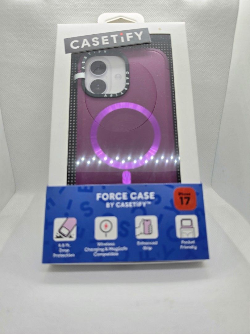 Casetify force case for iphone 17 (Category: Cases & Sleeves) located in Las Pinas. Submitted by jhered (Listing ID 1455470211, Image 1). Description: sale brandnew original sealed with magsafe sale for 2500 las pinas area.