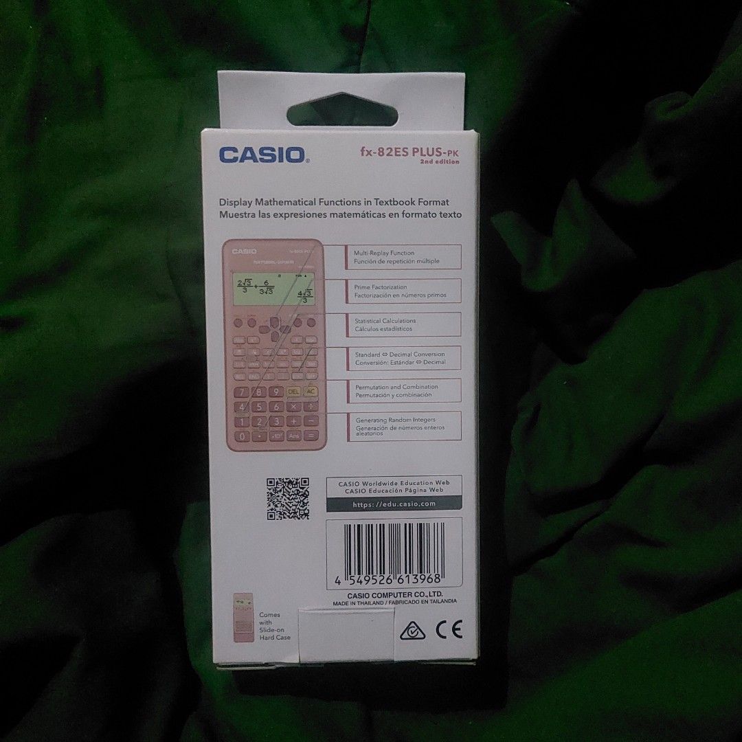 Casio Fx-82ES 2nd Ed (Category: Office & Business Technology) located in Pasig City. Submitted by newforest.373a82 (Listing ID 1455390410, Image 2). Description: Original Price 1129 Selling price: 700 Allowed to be used in licensure examination as per PRC. rfs: need funds.