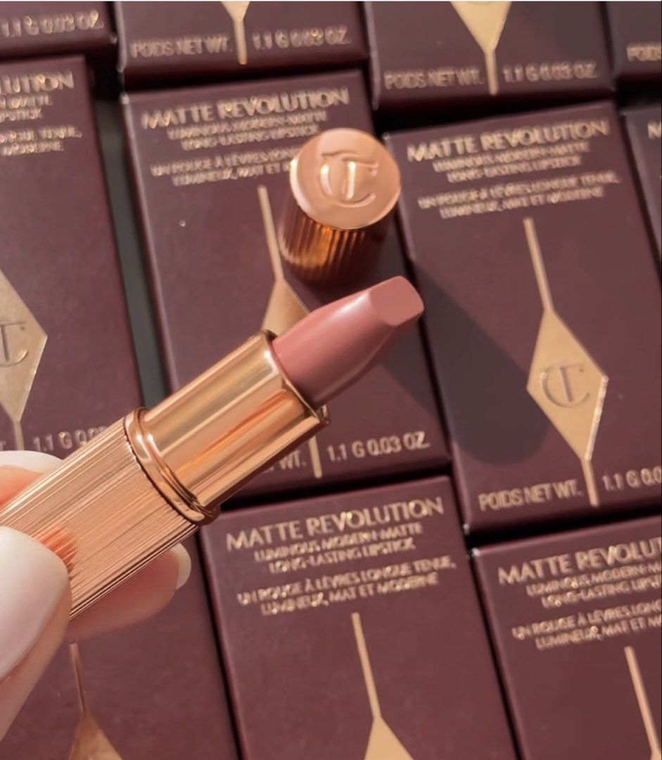 CHARLOTTE TILBURY MINI LIPSTICK | Pillowtalk Medium (Category: Makeup) located in Quezon City. Submitted by girlboss_mnl (Listing ID 1455493723, Image 1). Description: BRANDNEW | ONHAND Mini Lipstick Shade: Pillowtalk Medium.