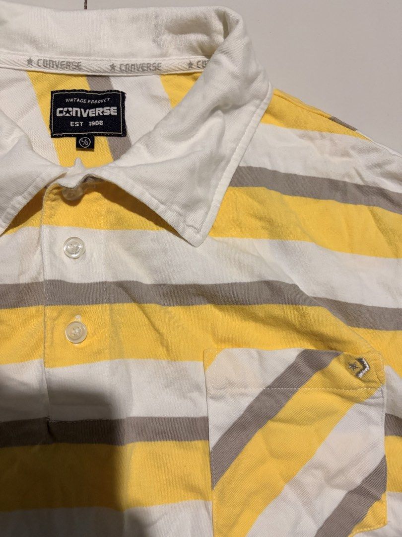 Converse Striped Polo Shirt (Category: Tshirts & Polo Shirts ) located in Santa Rosa. Submitted by vicchamp (Listing ID 1455429299, Image 2). Description: 29x21.
