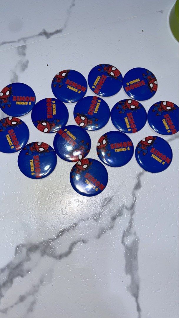 Customized Pin Badge Open for bulk orders (Category: Other Merchandise) located in Manila. Submitted by haruuu02 (Listing ID 1455448617, Image 2). Description: - Ideal for party favors or decorations - Perfect for any Birthday celebration.