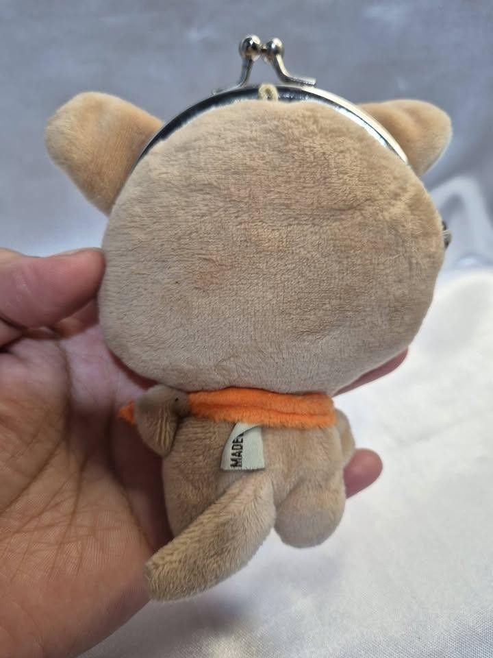 Cute Fox Plush Coin Purse with Scarf (Category: Plushies & Soft Toys) located in Manila. Submitted by princessahshop (Listing ID 1455475663, Image 2). Description: Cute kisslock plush toy purse ₱129 only + sf With minimal sign of use.