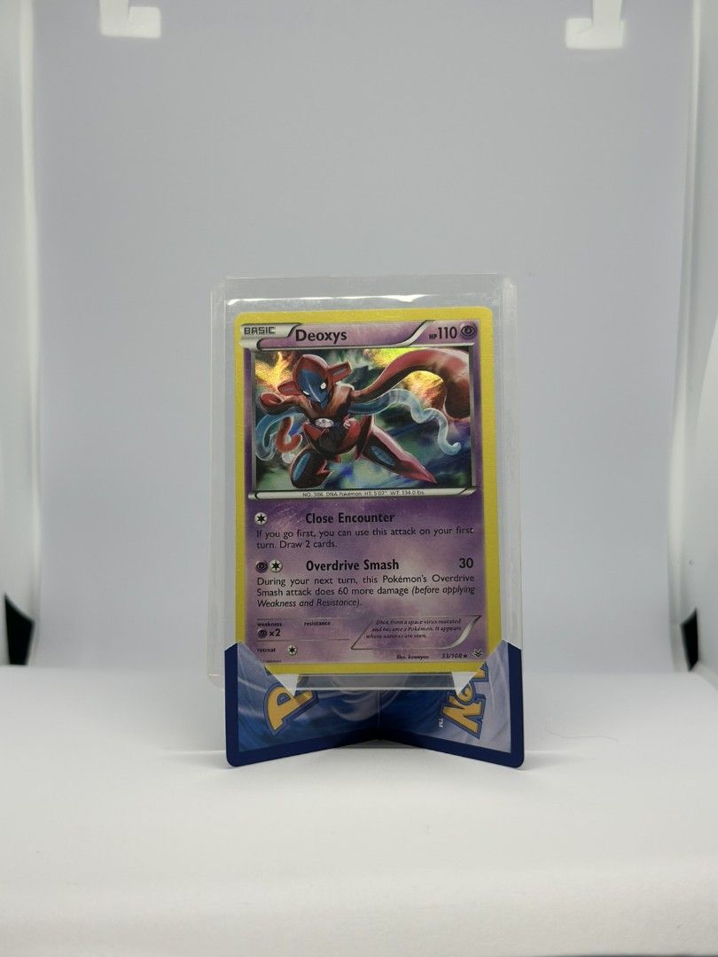 Deoxys Holofoil Pokemon Card (Category: Raw Singles) located in Tuguegarao City. Submitted by awtschu (Listing ID 1455323065, Image 1). Description: Deoxys Holofoil Roaring Skies Good for personal collection Pm me for inquiries Shipping only Check my listing for more. Not crossposted..
