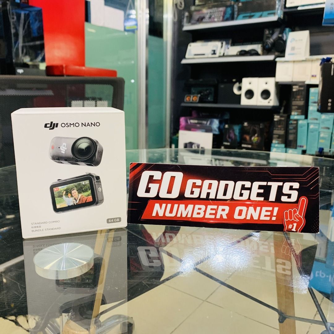 DJI OSMO NANO 64GB Action Camera (Category: Cameras) located in Makati City. Submitted by gogadgetsmakati (Listing ID 1455425942, Image 1). Description: .