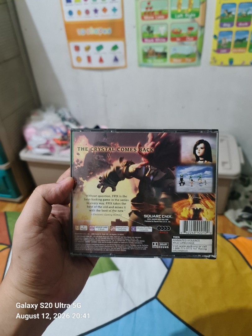 Final Fantasy IX (PlayStation 1) (Category: PlayStation) located in Manila. Submitted by kingmcvie (Listing ID 1455348237, Image 2). Description: - Final Fantasy IX for original PlayStation - Greatest Hits version - complete in Box with manual - Classic RPG, essential for Final Fantasy fans.