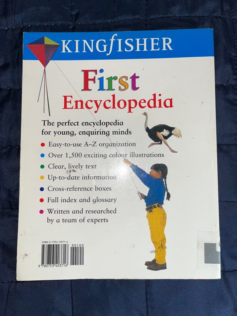 First Encyclopedia (Category: Children's Books) located in Zamboanga. Submitted by sustaina_books (Listing ID 1455431439, Image 2). Description: First Encyclopedia The A-Z encyclopedia for young children -DK BOOK DM for more info! 🤍✨.