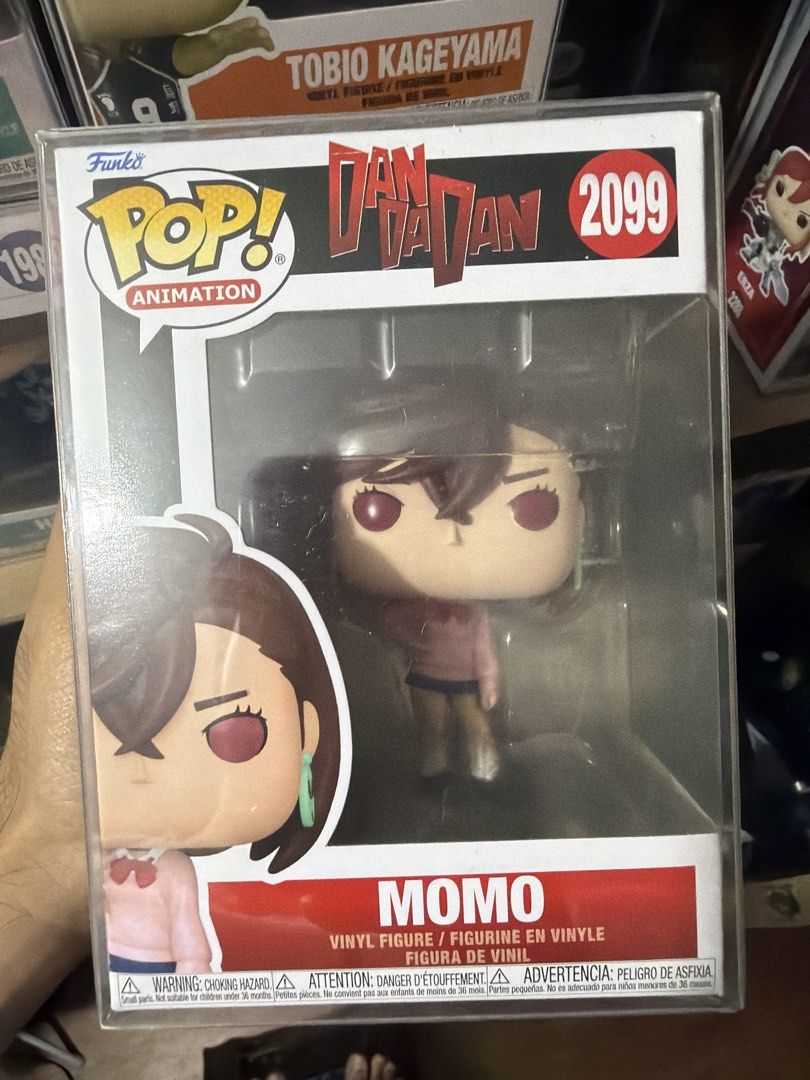 Funko Pop! Dandadan Momo #2099 (Category: Designer & Blind Box Toys) located in Taguig. Submitted by migsonpops (Listing ID 1455456035, Image 1). Description: 📦 Includes a used protector 📸 PM me for additional photos. 🚚 Shipping via Lalamove or LBC (shipping fee to be shouldered by the buyer). 💳 Payment via GCash. 📍 Meetup or pickup: Taguig City.