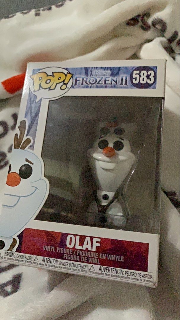 FUNKO POP OLAF (Category: Designer & Blind Box Toys) located in Manila. Submitted by rumiehab (Listing ID 1455400477, Image 2). Description: .