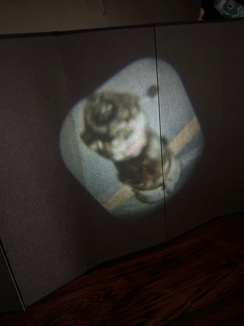 Galaxy Projector with 3 Discs - Space & History Images (Category: Projectors) located in Manila. Submitted by starbalesukandjapansurplus (Listing ID 1455359731, Image 3). Description: - Fun galaxy projector for kids - Projects cool images onto walls or ceilings - Comes with 3 different discs: - Space scenes - Historical images (moon landing, statue) - Blue starry pattern - Great for bedtime stories or imaginative play.