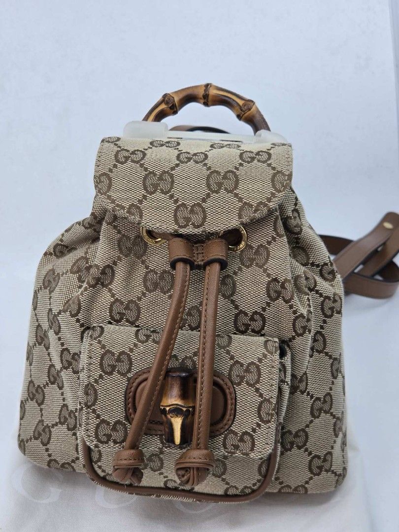 GUCCI BAMBOO MINI BAGPACK (Category: Luxury Bags & Wallets) located in Quezon City. Submitted by nadine_miel (Listing ID 1455443322, Image 1). Description: BRANDNEW | FRESH FROM THE STORE | NOTHING TO DECLARE FULL SET WITH GIFT RECPT 99k.