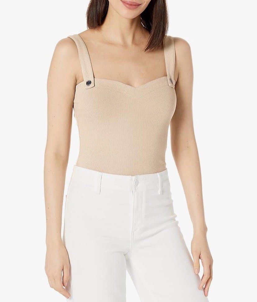 GUESS Sleveless Justine Top (Authentic) (Category: Sleeveless) located in Nagcarlan. Submitted by snccollection (Listing ID 1455393508, Image 1). Description: Authentic. Never worn. Just tried it on & washed. Bought for 1800.10/10 Condition. RFS: wrong size.