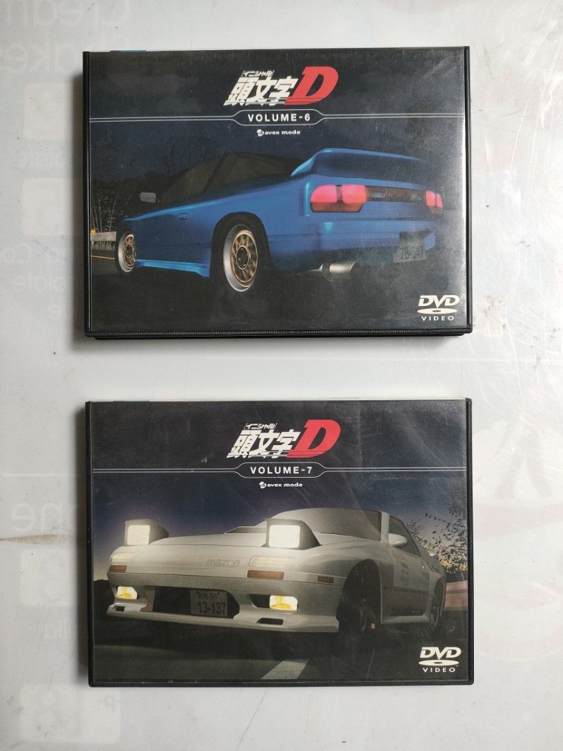 Initial D Volume 6 & 7 DVDs (Category: Comics & Manga) located in Manila. Submitted by kimpot0801 (Listing ID 1455344480, Image 1). Description: - Initial D Volume 6 & 7 DVDs - Japanese Version - Includes both discs - Cases included - Perfect for Initial D fans!.