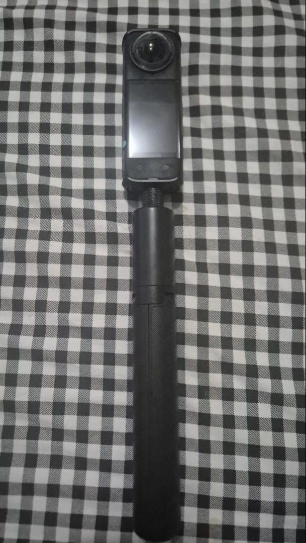 Insta360 X4 Action Camera with Selfie Stick (Category: Cameras) located in Liloan. Submitted by nothing88 (Listing ID 1455368655, Image 3). Description: - Insta360 ONE X4 camera - Includes selfie stick - Capture immersive 360 videos and photos - Easy to use and portable - Ideal for adventures and everyday moments - Unleash your creativity with unique shots -Free 3M selfie stick -Does not include microSD card.