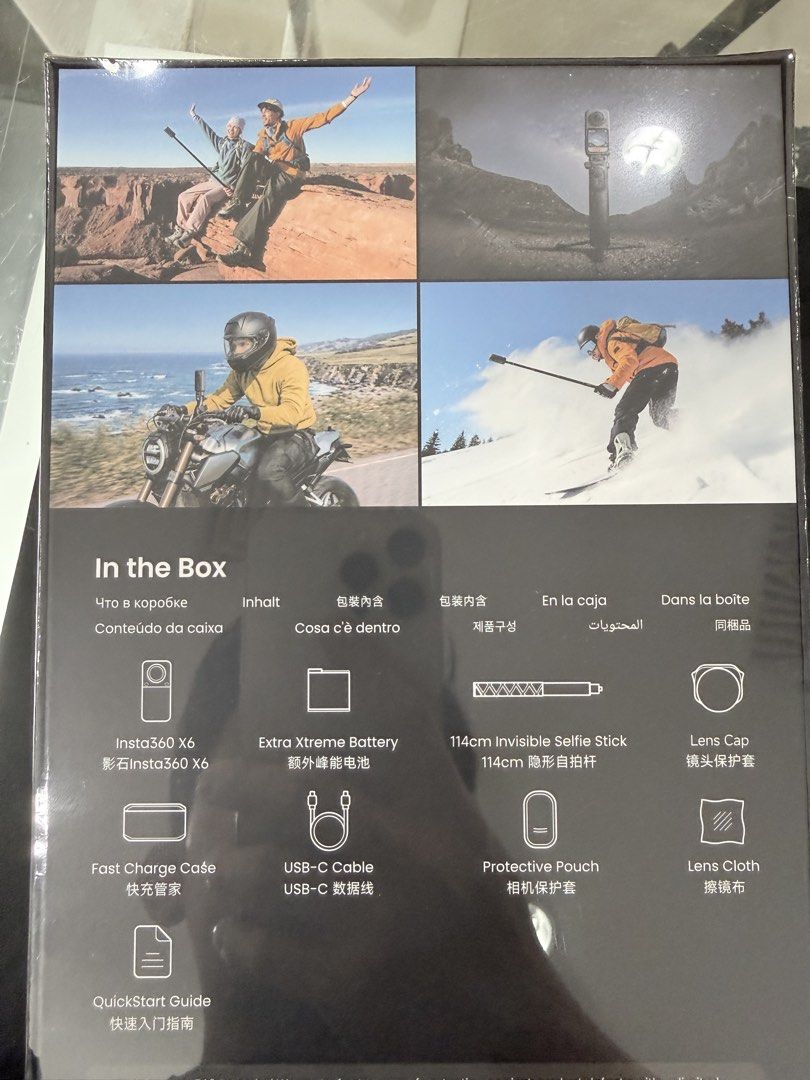 Insta360 X6 Essentials Bundle (Category: Cameras) located in Butterworth. Submitted by edmondyun123 (Listing ID 1455340488, Image 2). Description: Shop Name ：Tech Empire X N4 Camera Store HP：0174054169（Edmond）.