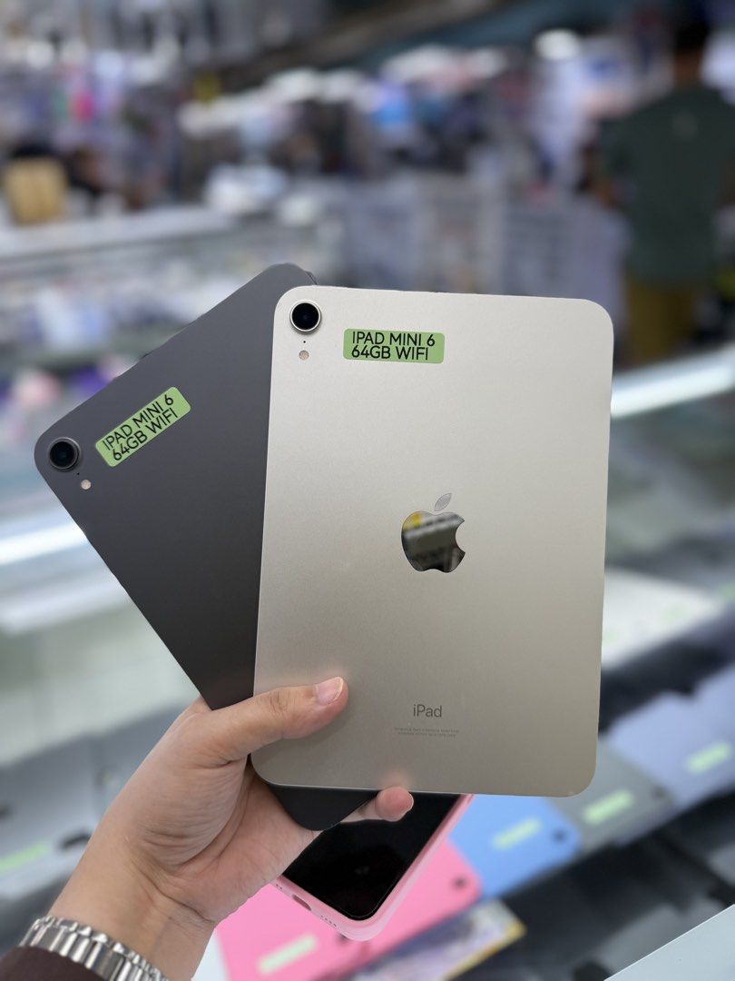 Ipad MINI 6 64GB Wifi only no issues (Category: iPad) located in San Juan City. Submitted by najihahtelecomshop2018 (Listing ID 1455471533, Image 1). Description: Legit Store | Original unit FOR SALE | TRADE / SWAP ▫️INSTALLMENT thru: 🔸Credit Card (straight / installment) 🔸Ggives / Gcredit + 6% interest 🔸Spay Later + 6% interest (RFS: Buy and Sell any kinds of Gadgets) Description: Ipad MINI 6 64GB Wifi only No hidden Issues No history of Repa