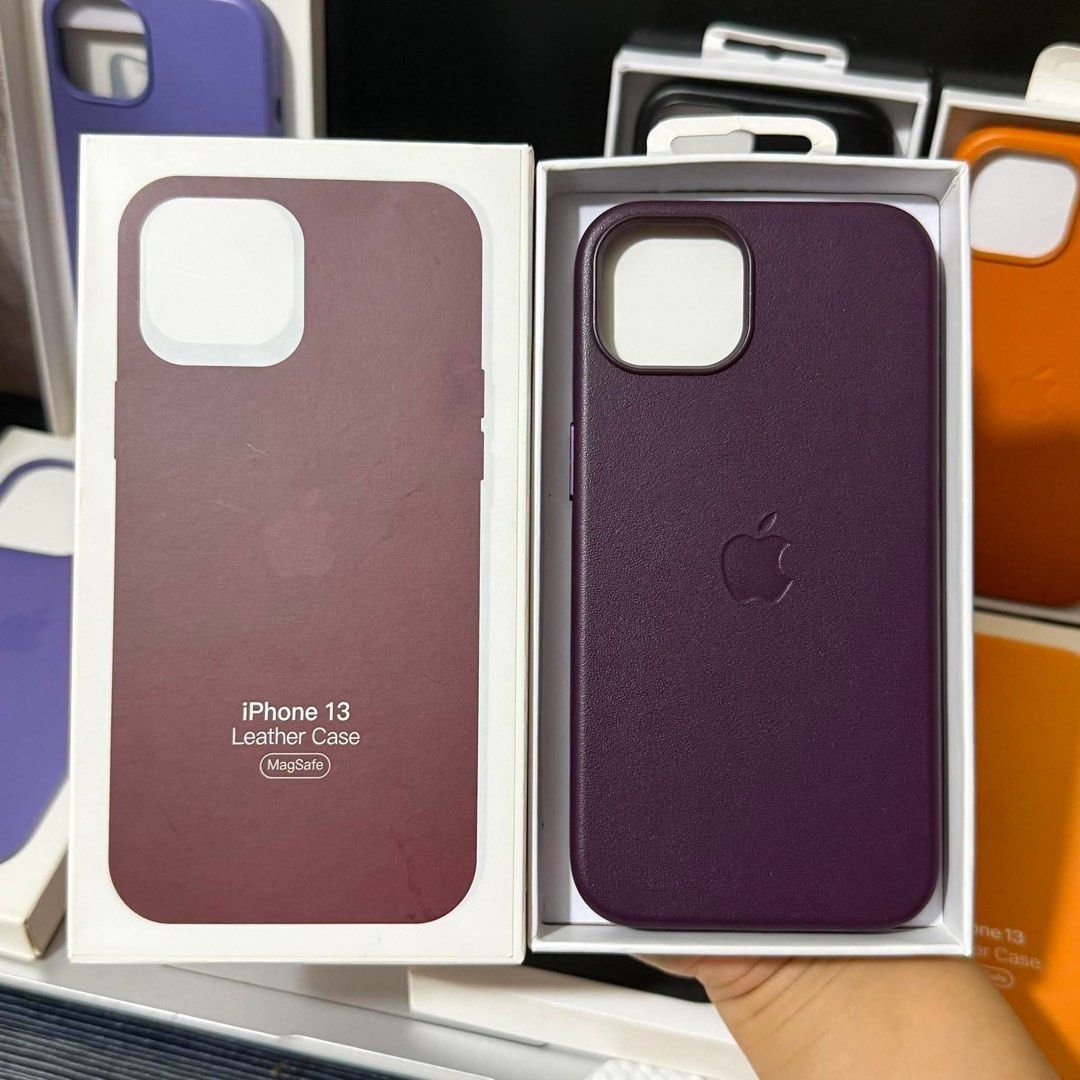 iPhone 13 / 14 Magsafe Leather Case🆕 (Category: Cases & Sleeves) located in Quezon City. Submitted by rcstny (Listing ID 1455371668, Image 3). Description: iPhone 13 / 14 Magsafe Leather Case🆕 - high quality leather case compared to past version - magnetic magsafe ready - wireless charging ready - colors: Black, golden brown, wisteria purple, elderberry ₱700 - FIRM PREMIUM COPY 📍Quezon City - pick up/delivery/shipping.