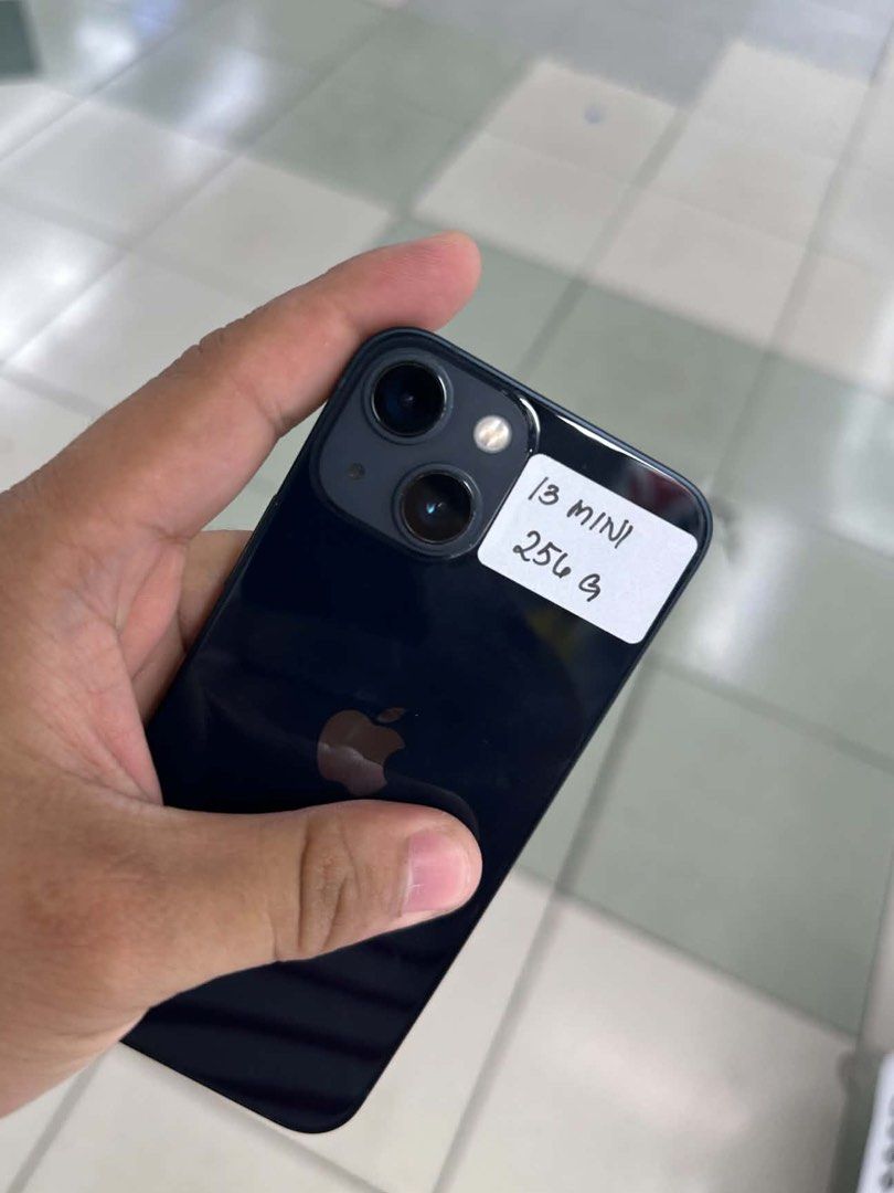 Iphone 13 MINI 256GB 94bh% openline no issues (Category: iPhone 13 Series) located in San Juan City. Submitted by najihahtelecomshop2018 (Listing ID 1455477219, Image 1). Description: Legit Store | Original unit FOR SALE | TRADE / SWAP ▫️INSTALLMENT thru: 🔸Credit Card (straight / installment) 🔸Ggives / Gcredit + 6% interest 🔸Spay Later + 6% interest (RFS: Buy and Sell any kinds of Gadgets) Description: IPhone 13 MINI 256GB ( other GB are also 